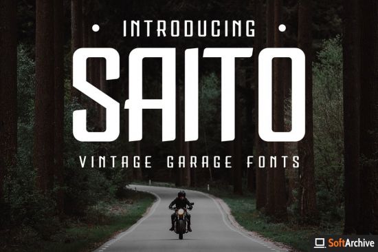 Saito   Vintage Garage Fonts