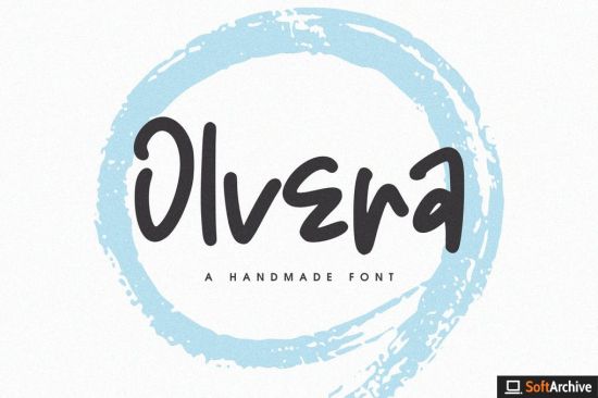 Olvera   Handmade Font