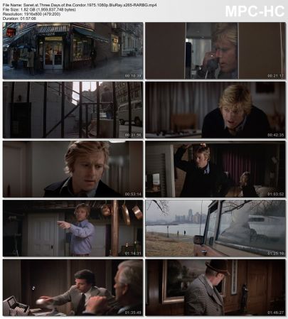 Three Days of the Condor 1975 1080p BluRay x265-RARBG