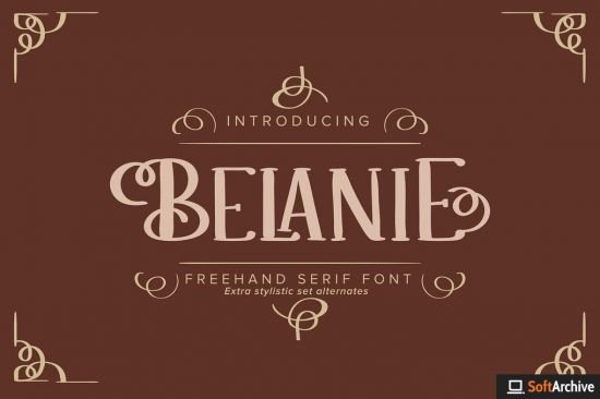 Belanie Freehand Serif Font