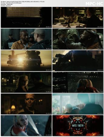 Suicide Squad 2016 2160p 4K BluRay x265 10bit AAC5.1-YTS