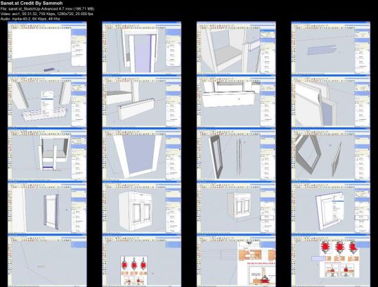 ShopClass On Demand: SketchUp for Woodworkers - Part 1 , Part 2
