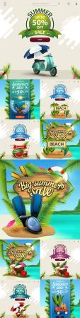 Summer sale and discount template for your business