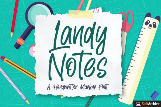 Landy Notes Font