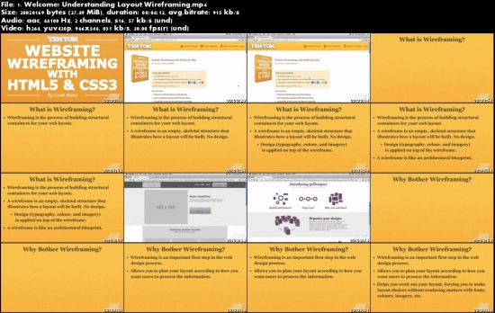  Website Wireframing with HTML5 &amp; CSS3 