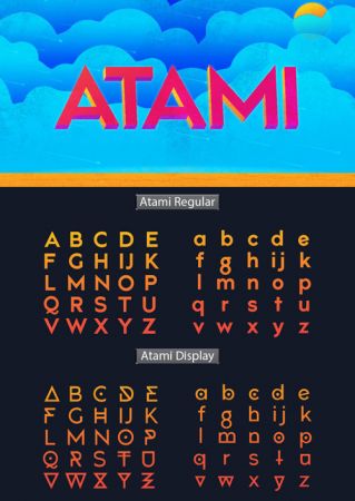 Atami   Modern Sans Serif Font [6 Weights]