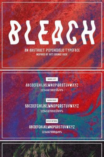 Bleach Sans Serif Font