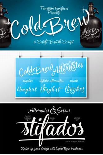 Cold Brew Font Family