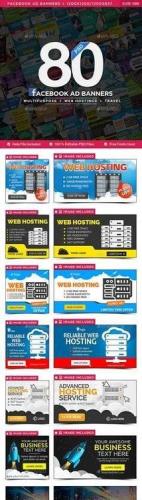 GraphicRiver - Facebook Ads - 40 Designs - 80 Banners