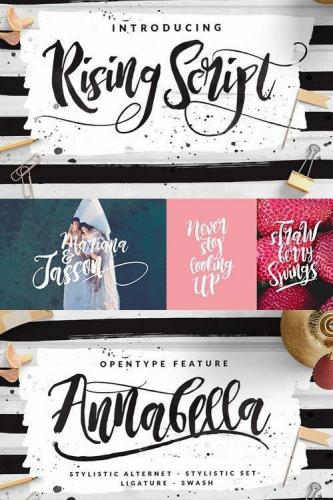 Rising Brush Script