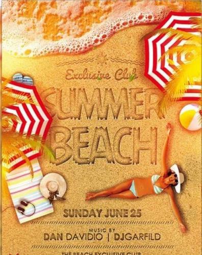 Summer Beach V4 Premium Flyer Template + Facebook Cover
