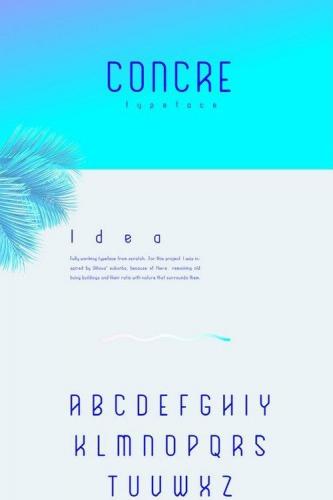 Concre Typeface