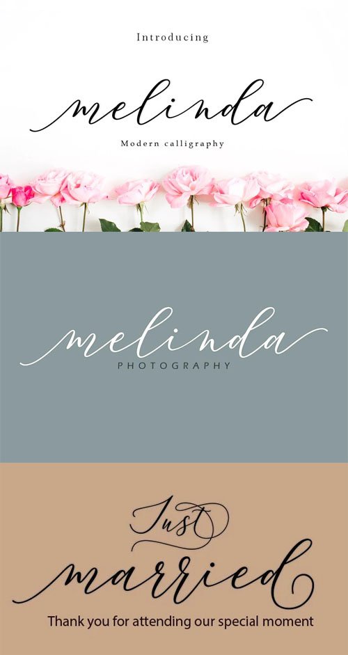 Melinda - Modern Calligraphy Font