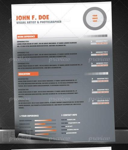 Minimal Resume or Cv Bundle