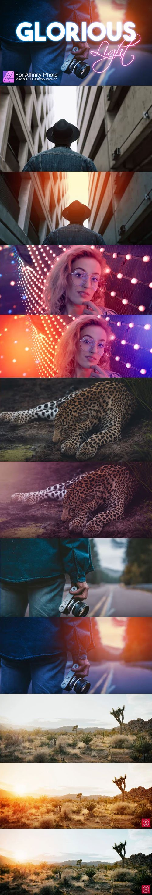 Glorious Light Pack for Affinity Photo [Styles/Gradients]