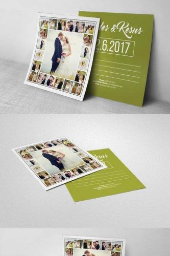 Wedding Postcard Template
