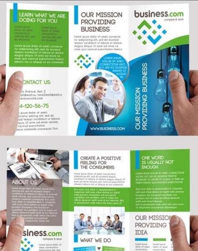 Business Premium Tri-Fold PSD Brochure Template