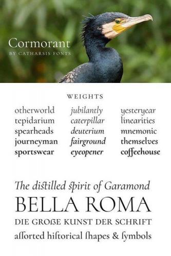  Cormorant Set of 45 fonts