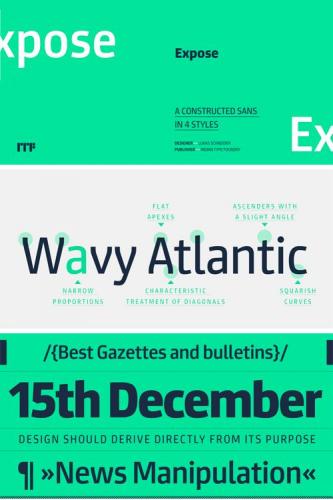 Expose Font Family
