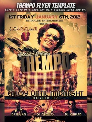 Thempo Flyer Template