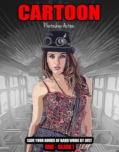 Cartoon Photoshop Action