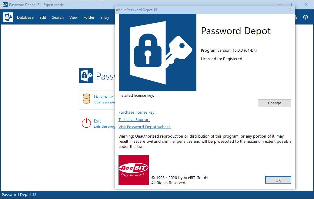 how to acebit password depot 7 uninstall