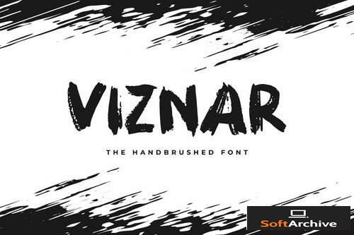Viznar   The Handbrushed Font