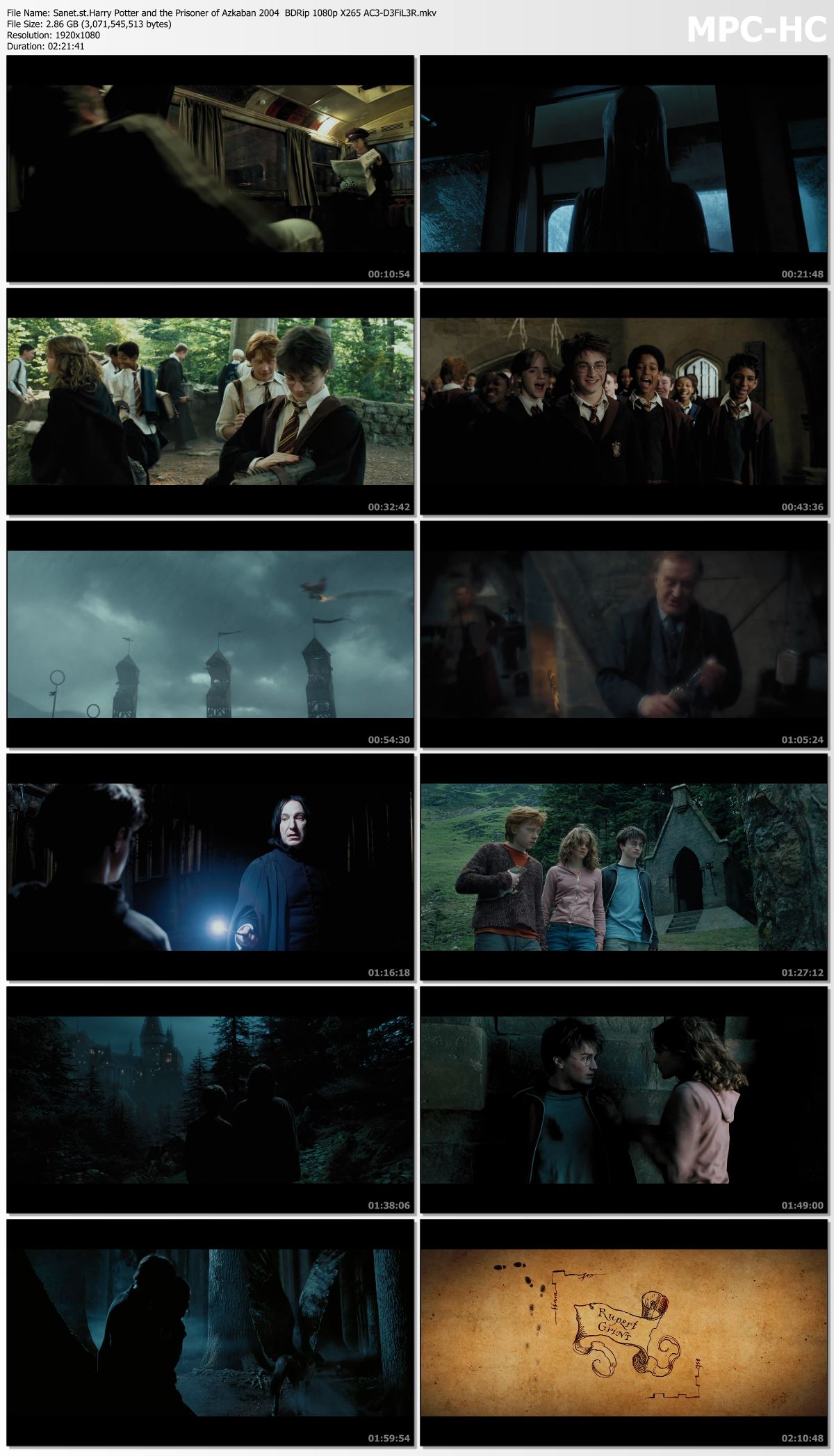 Download Harry Potter And The Prisoner Of Azkaban 2004 Bdrip 1080p X265