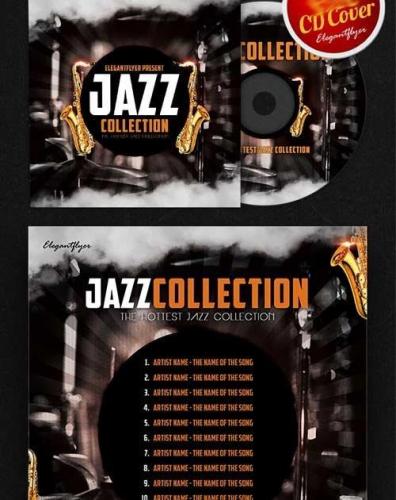 Jazz CD Cover PSD Template