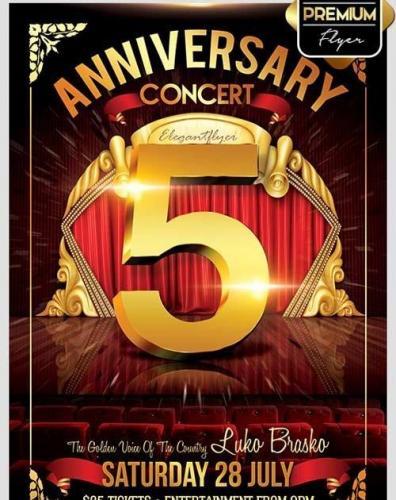 Anniversary Concert Flyer PSD Template + Facebook Cover