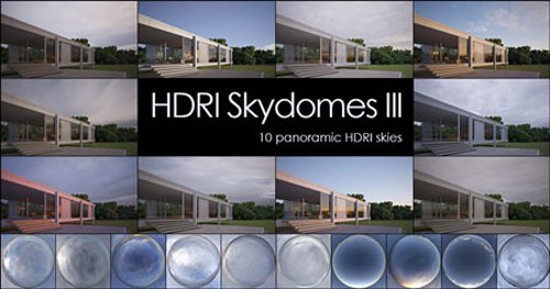 HDRI Skydomes III - 10 Panoramic Skies