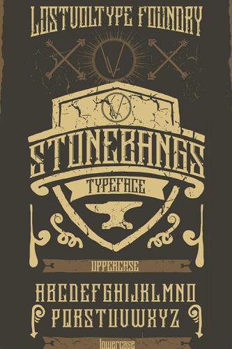 Stonebangs Typeface 9604669