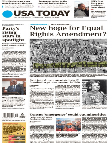  USA Today - August 18, 2020