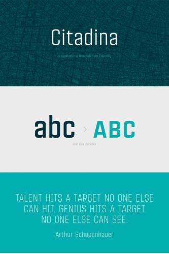 Citadina Font Family