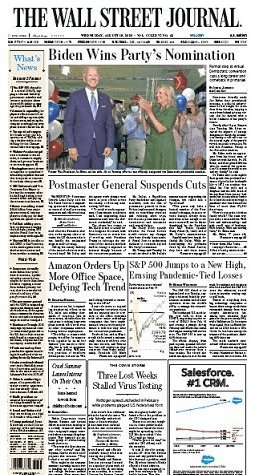  The Wall Street Journal - August 19, 2020