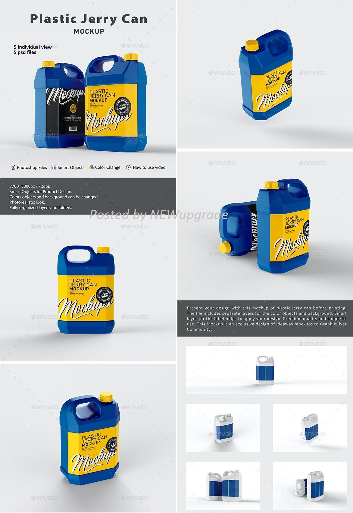 Download Download Graphicriver Plastic Jerry Can Mockup 26561750 Softarchive