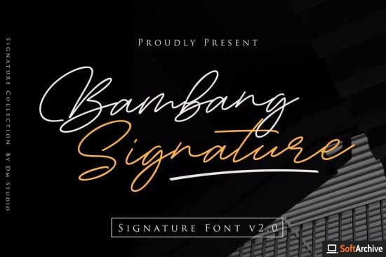 Bambang Signature V2.0   Signature Font