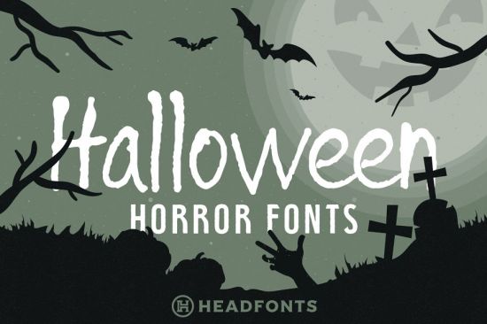 Creativemarket Halloween Horror Font Bundle 4182952