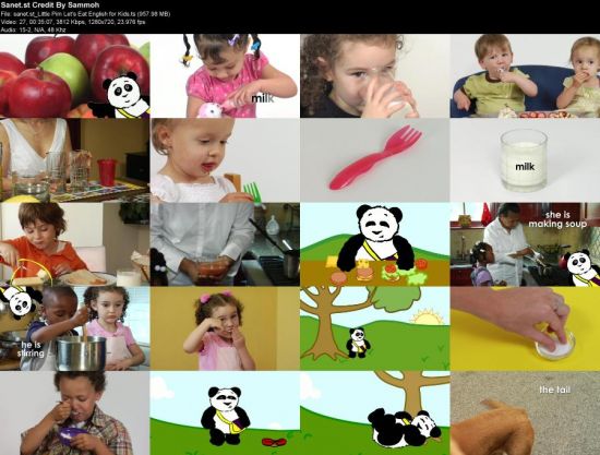 Little Pim: Let's Eat! - English for Kids
