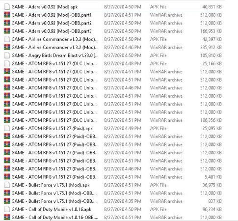 Android Games Pack only Paid Week 34 2020