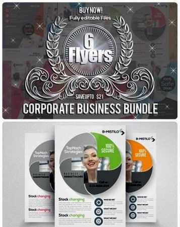 6 Business Corporate Flyer Bundle 