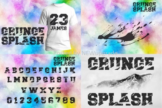 Grunge Splash Font