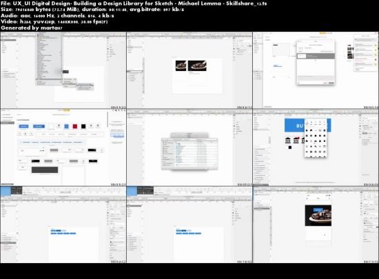 UX/UI Digital Design: Building a Design Library for Sketch 