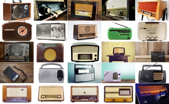 Different vintage radios 25 HQ Jpeg