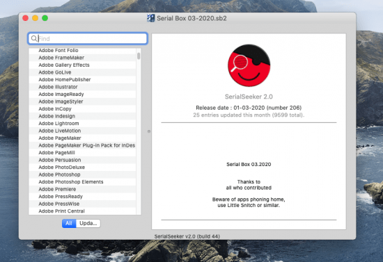Serial Box 08.2020 macOS