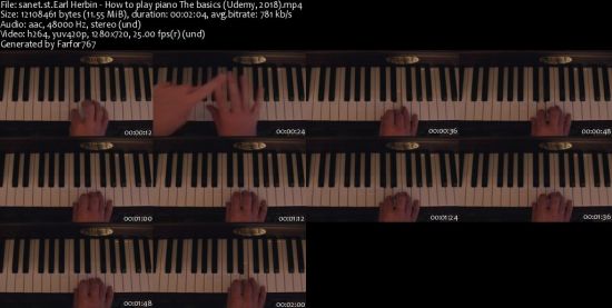 Earl Herbin - How to play piano: The basics in Easy Online Lessons