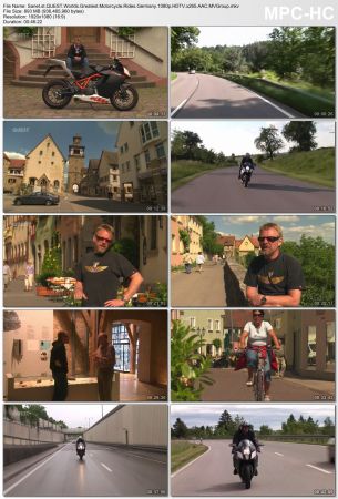 QUEST - World's Greatest Motorcycle Rides: Germany (2009) 1080p HDTV x265 AAC MVGroup