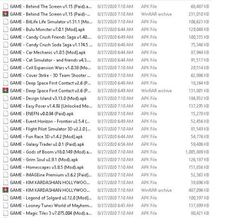 Android Games Pack only Paid Week 33 2020