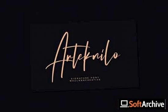 Arteknilo Signature Script Font