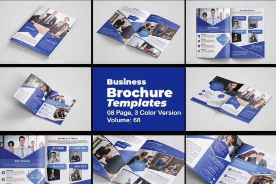 CreativeMarket   Corporate Brochure Templates 4522316